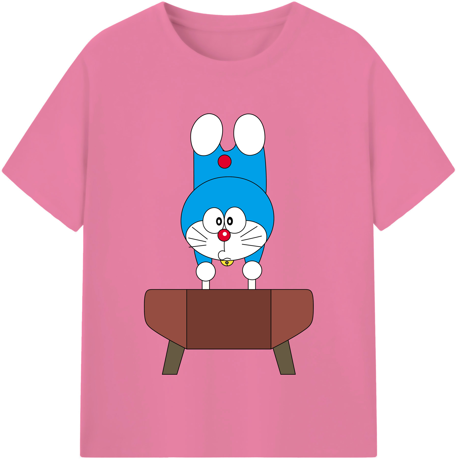 （画像用） ドラえもん Doraemon 綿100％半袖Tシャツ（フロントプリント）